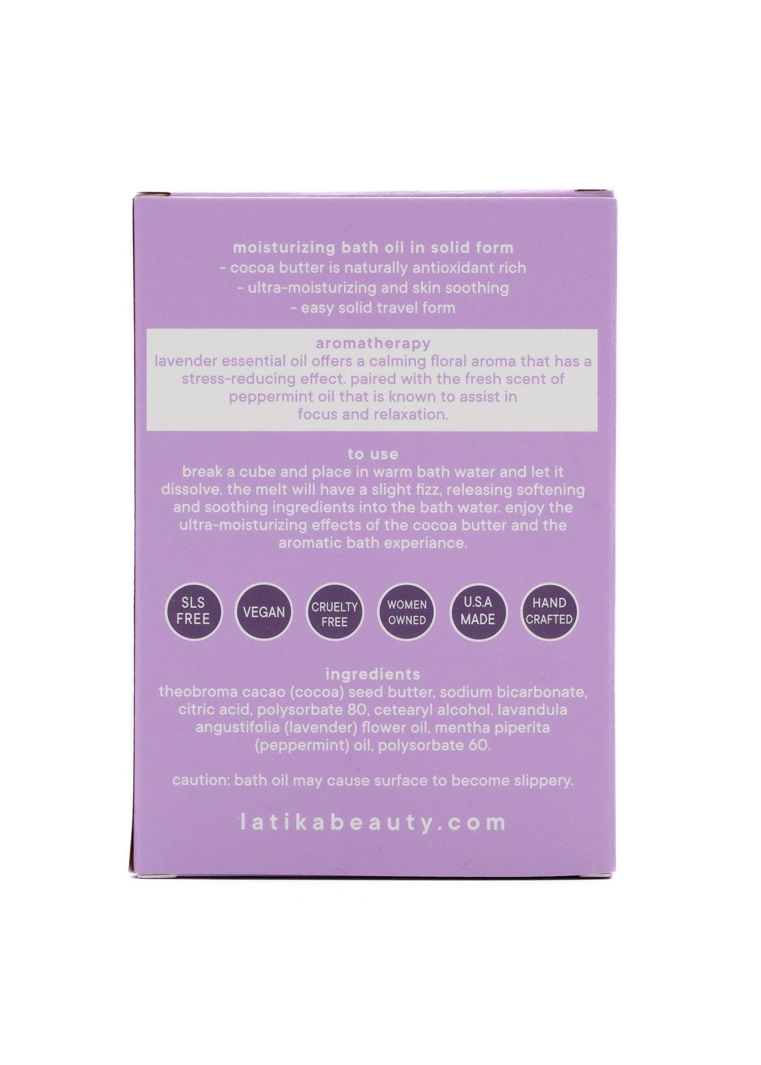 Latika Beauty - Bath & Body Melt -Calm - Solid lotion, Massage bar 🎄Gift 🌸