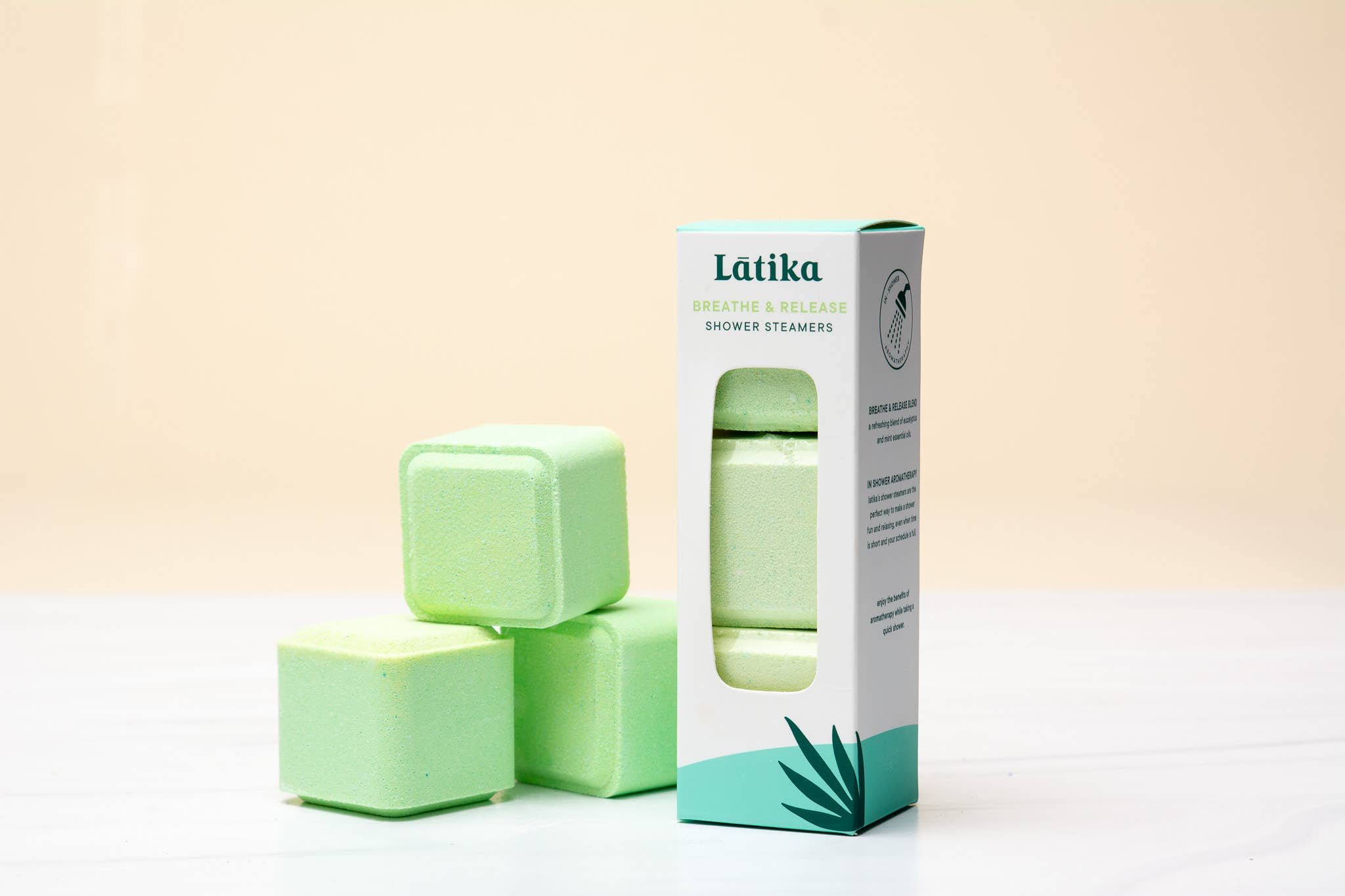 Latika Beauty - 🎄 Shower Steamer 🟩 Eucalyptus & Mint - Breathe Release