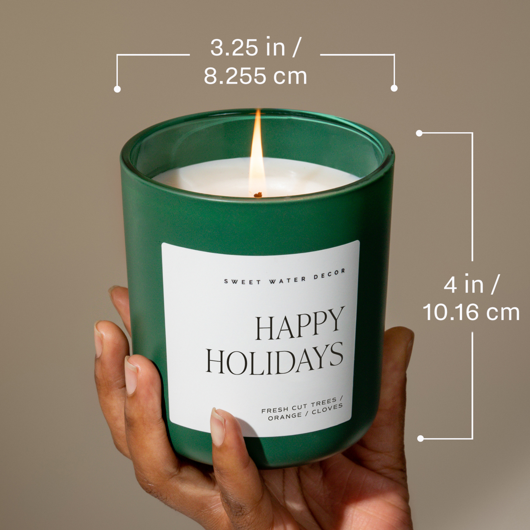 Sweet Water Decor - Happy Holidays 15 oz Soy Candle