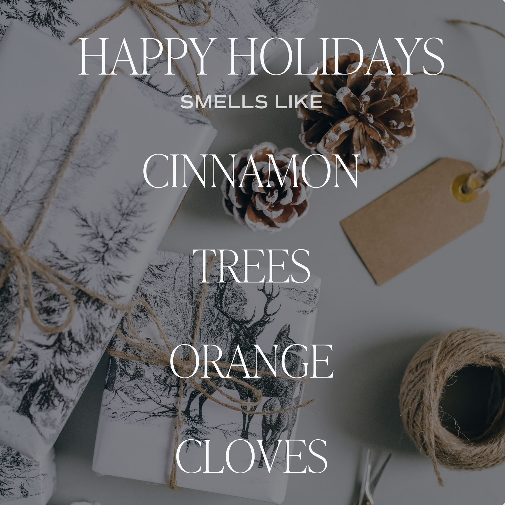 Sweet Water Decor - Happy Holidays 15 oz Soy Candle