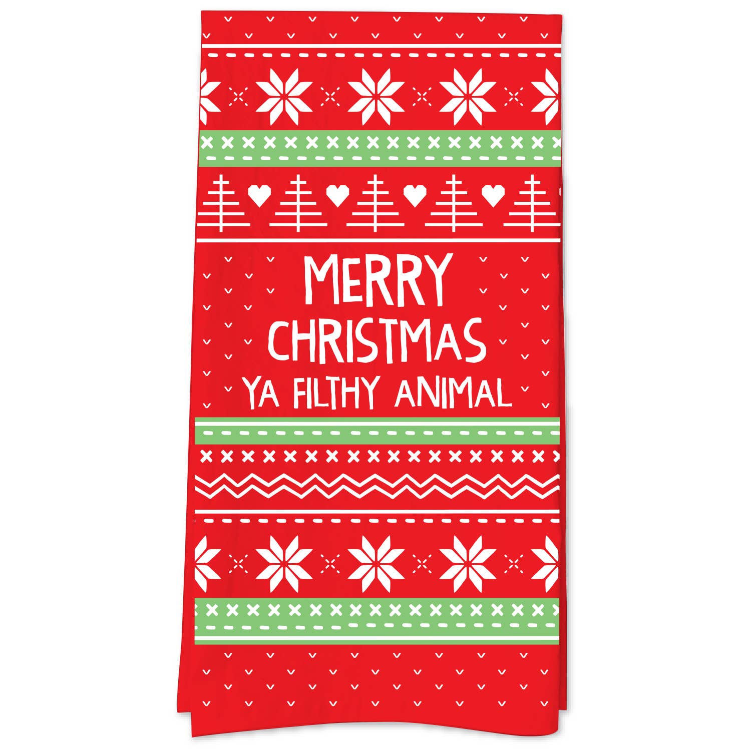 Funatic - Merry Christmas Ya Filthy Animal Tea Towel