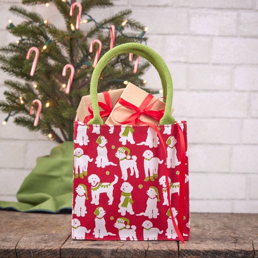 rockflowerpaper - CHRISTMAS MARVIN Itsy Bitsy Reusable Gift Bag Tote