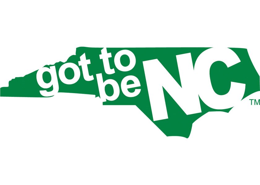 Got to be NC logo. Green and white. Represents brands that are made in NC aka NC-made.