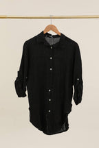 la maison des fibres naturelles - 100% linen shirt 620159