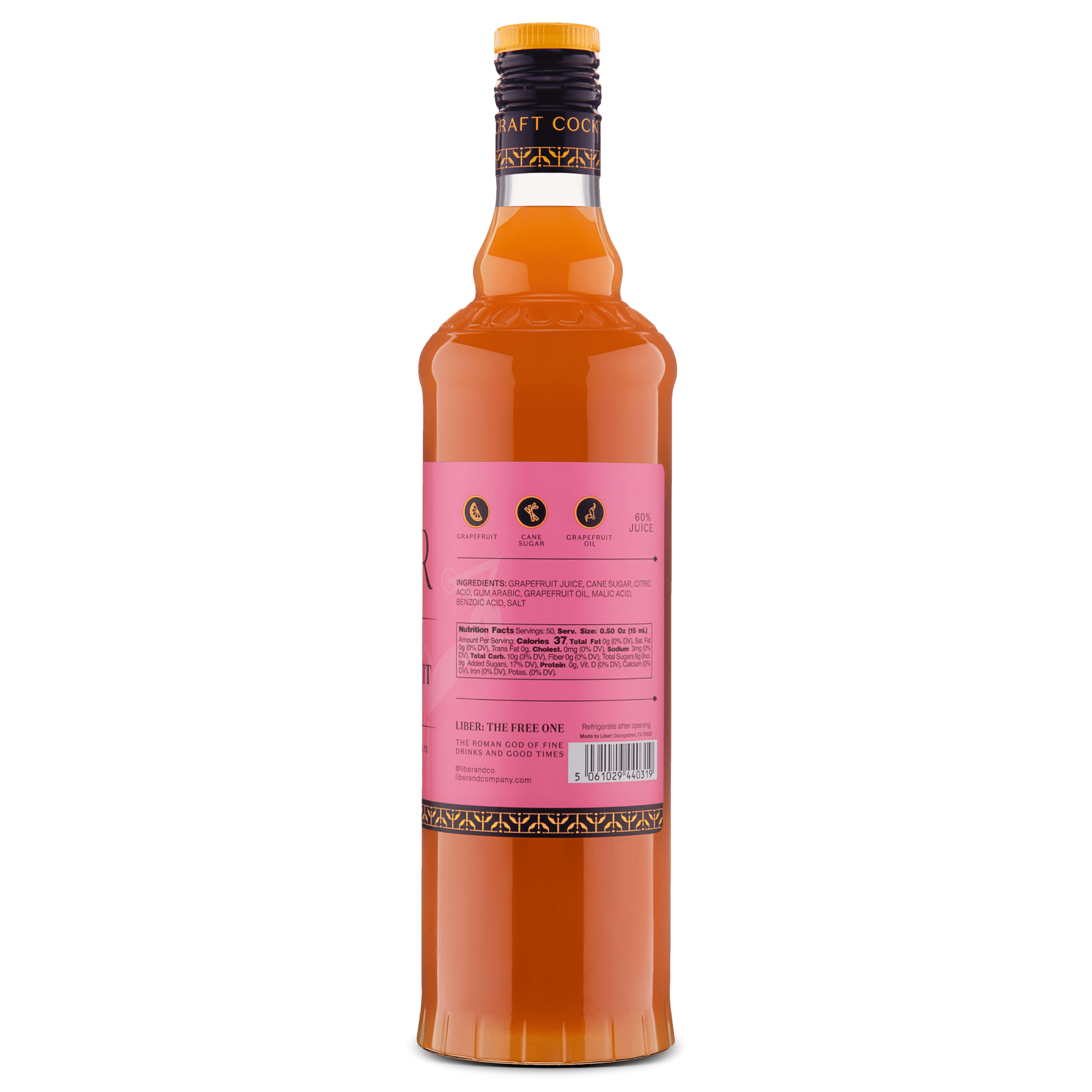 Liber & Co. - Rio Red Grapefruit Cordial