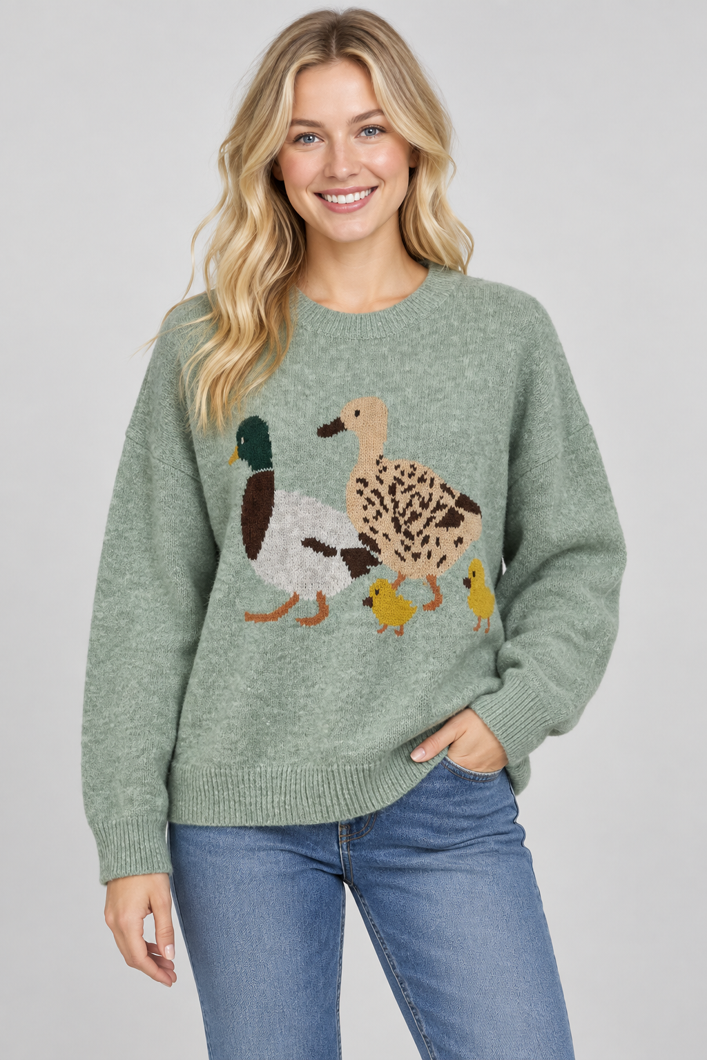 Dreamers by Debut - Duck Family Crewneck Sweater