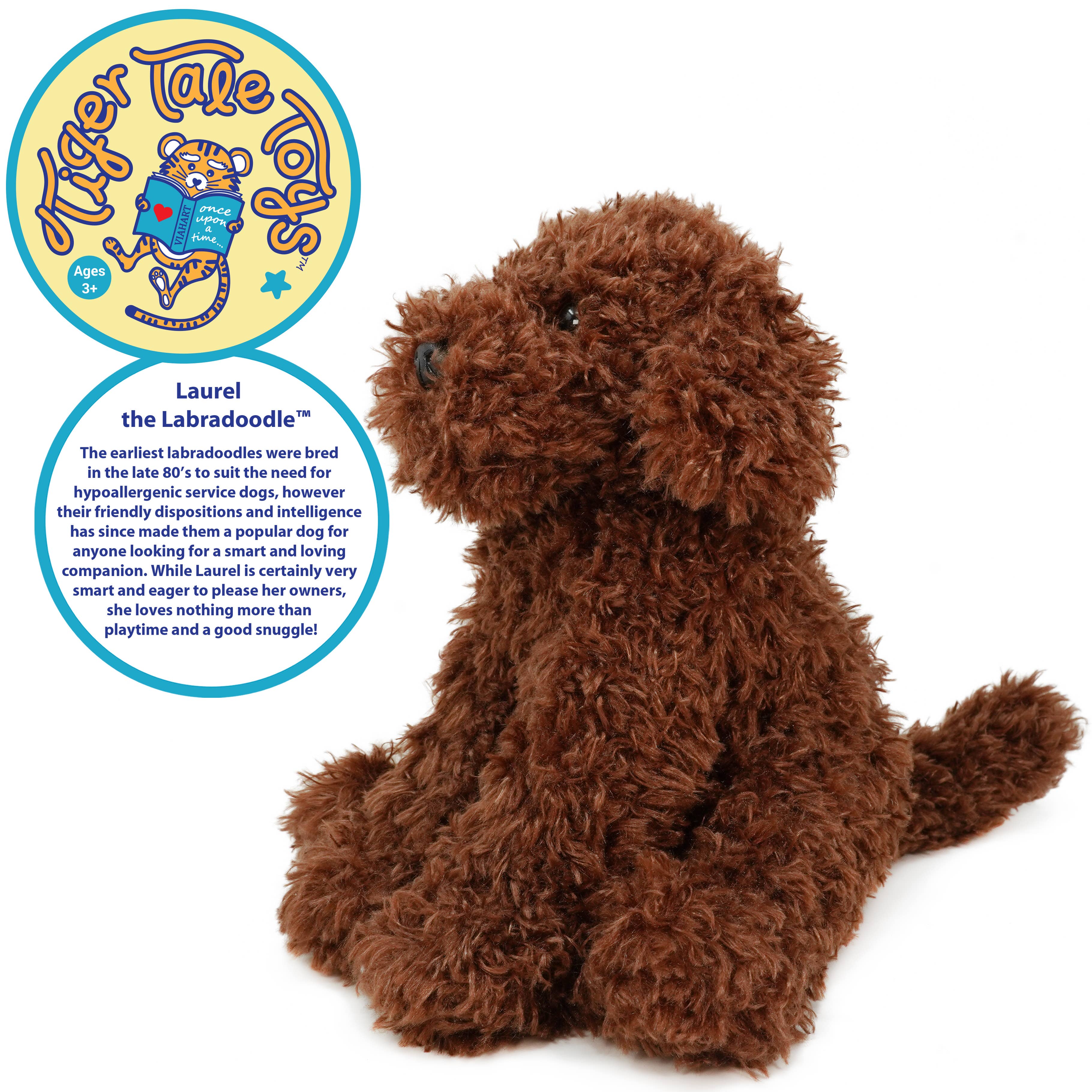 VIAHART Toy Co. - Laurel The Labradoodle | 12 Inch Stuffed Animal Plush