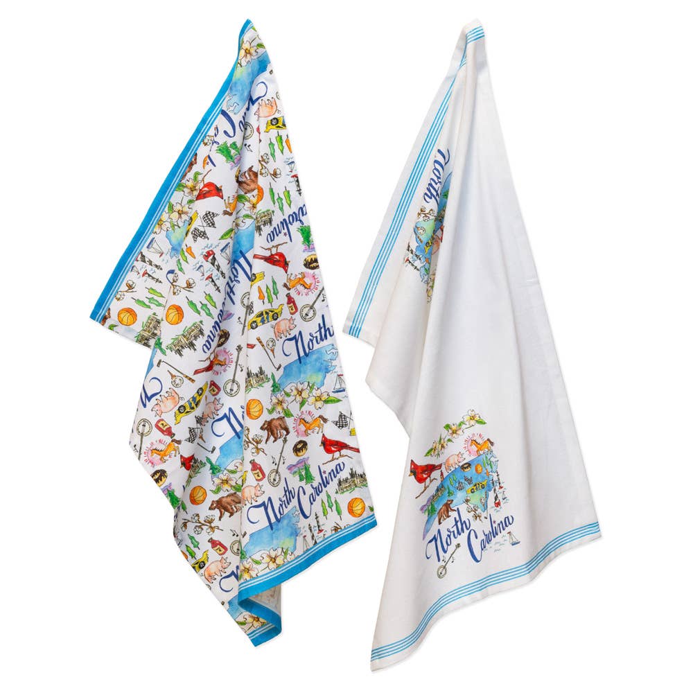 Boston International - NC North Carolina State CollectionCotton Tea Towels Set/2