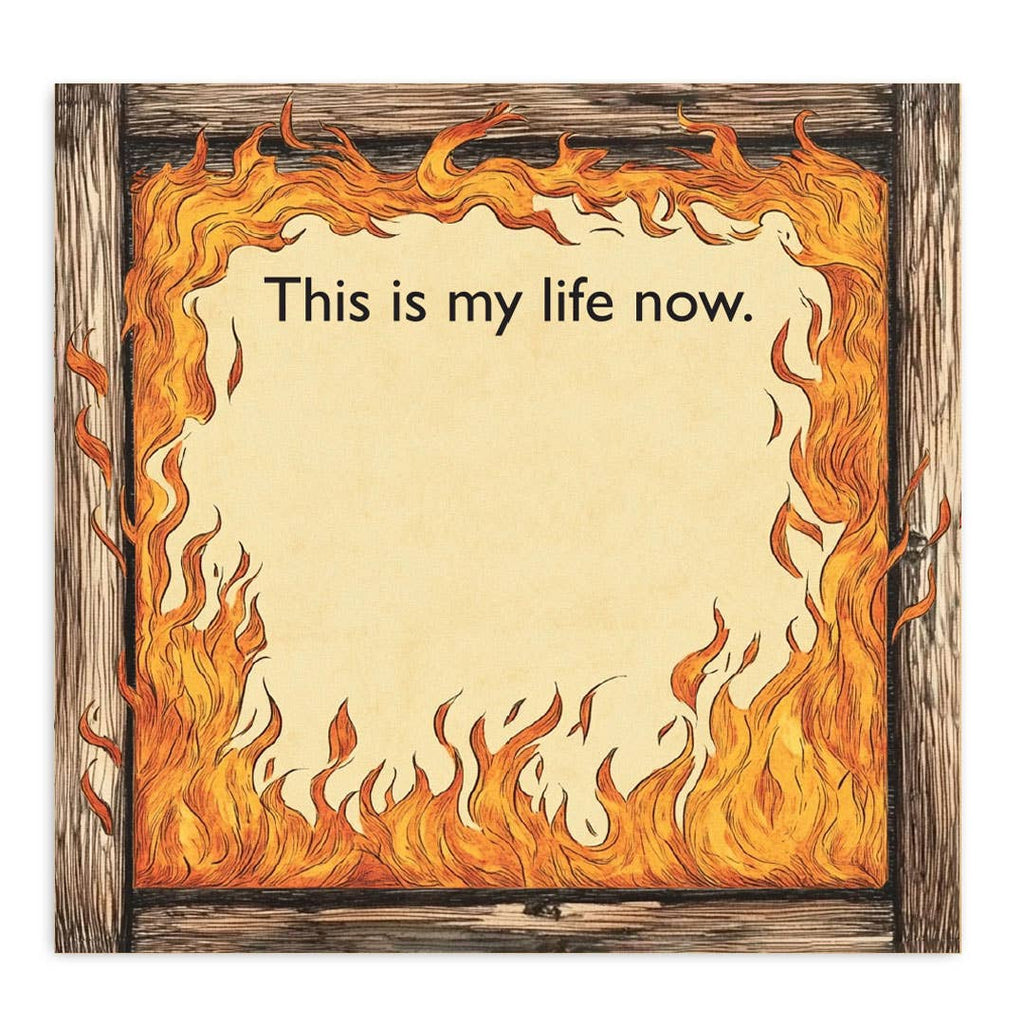 Bad Betty Greeting Co. - This Is My Life Now - Funny Sarcastic Sticky Note Pad