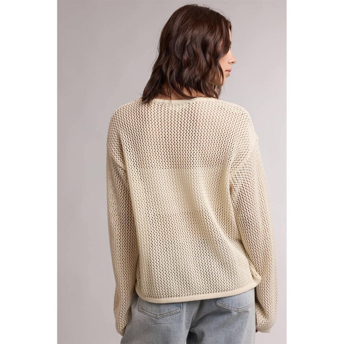 Wishlist Apparel - SAILOR ANCHOR OPEN KNIT SWEATER