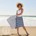 rockflowerpaper - SAILBOATS Reversible Beach Towel