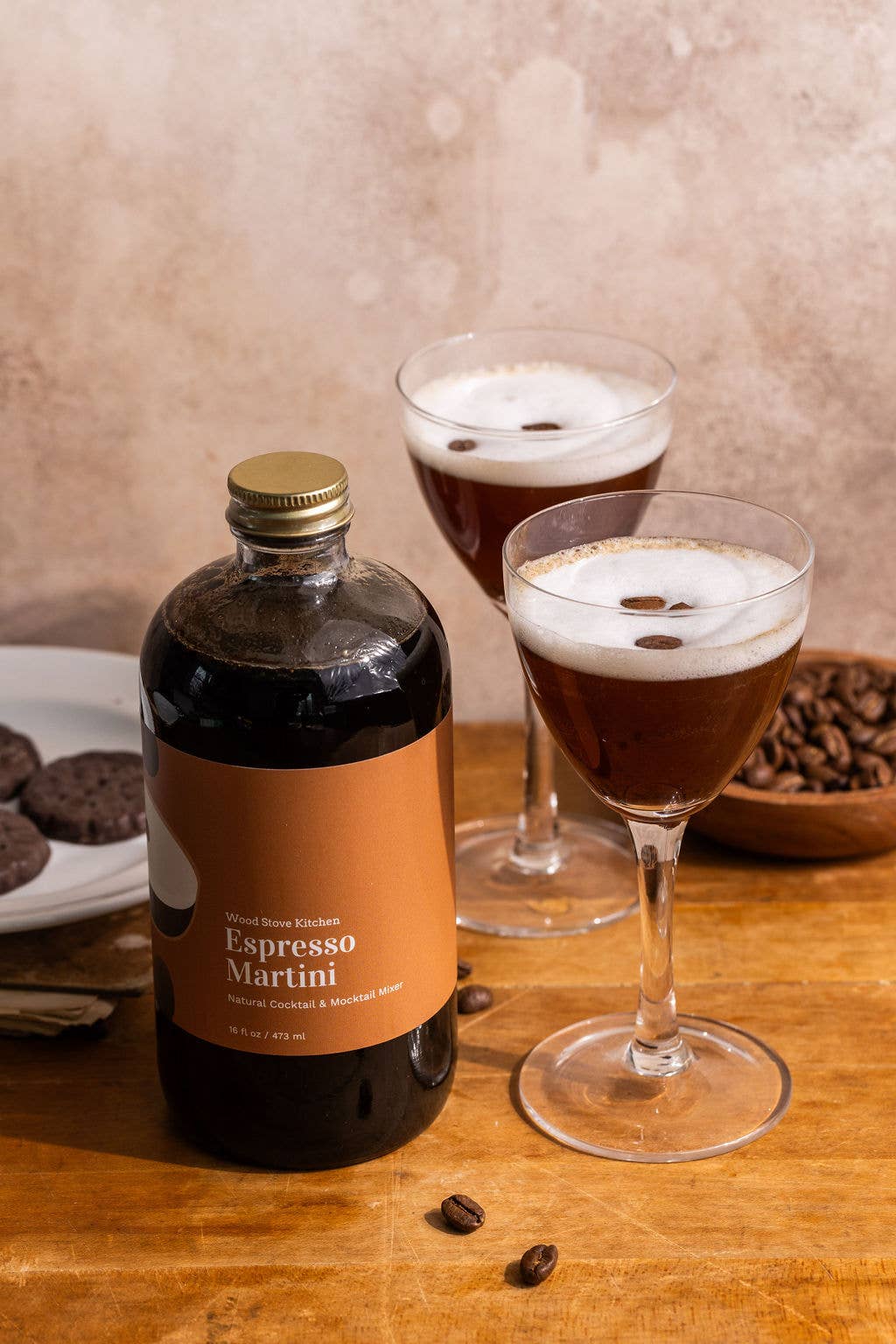 Wood Stove Kitchen - Espresso Martini Cocktail & Mocktail Mixer, 16 fl oz