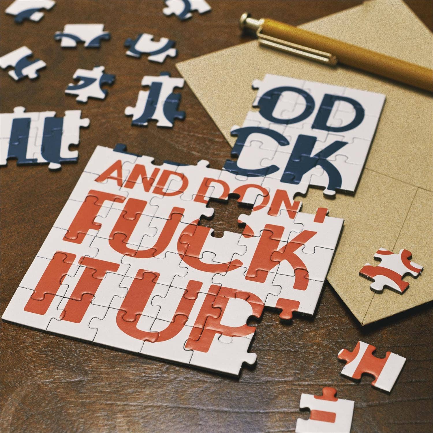 Questionables - Good Luck Puzzle Card