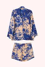 Powder Design inc - US - China Blue Blooms Supersoft Pyjamas - Small