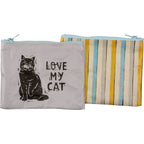 Primitives by Kathy - Love My Cat Zipper Wallet