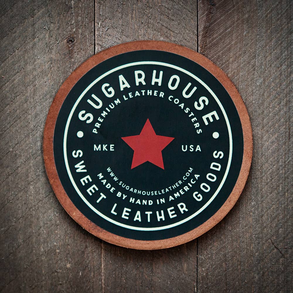 Sugarhouse Leather - What The Fuck Leather Coaster