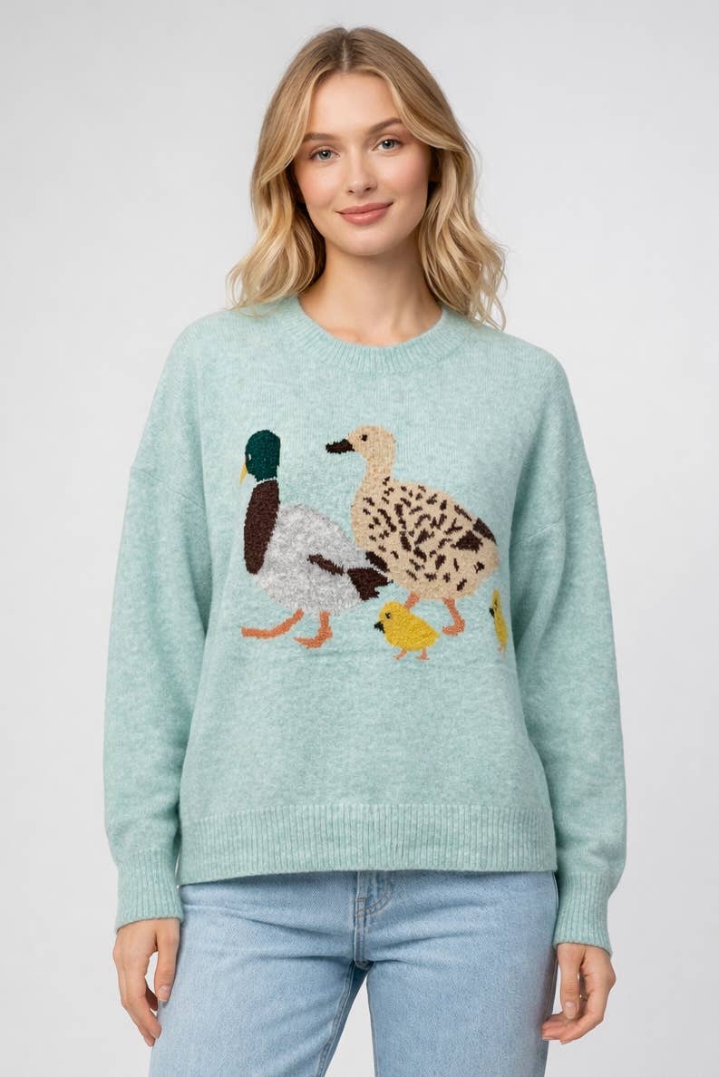 Dreamers by Debut - Duck Family Crewneck Sweater