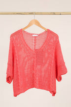 la maison des fibres naturelles - Cotton knit sweater 1916 100% LINEN