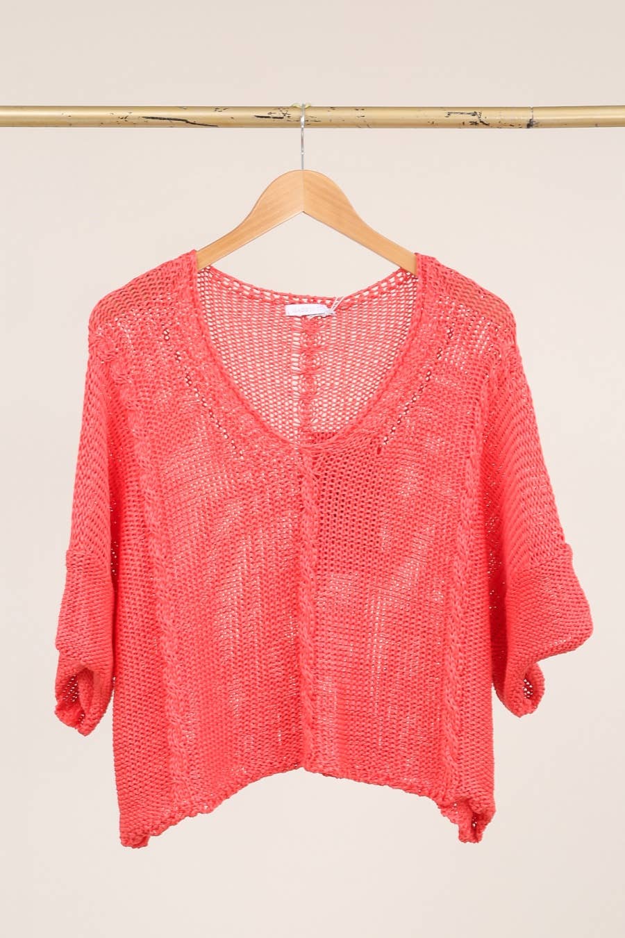 la maison des fibres naturelles - Cotton knit sweater 1916 100% LINEN