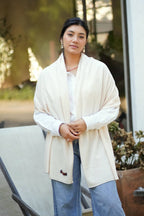 Dolma - Cashmere Scarf/Wrap Ivory