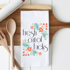 Twisted Wares - Fresh Out of Fucks Premium Cotton Tea Towel
