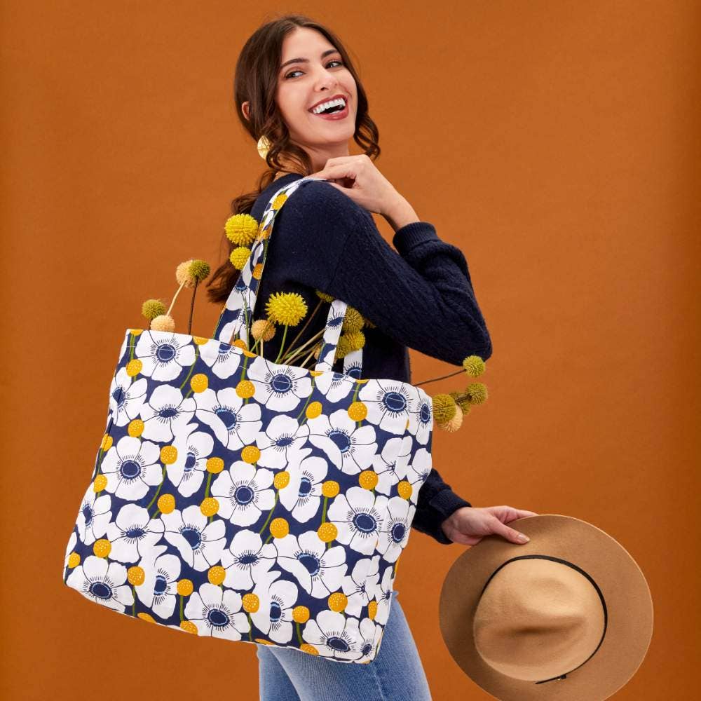 rockflowerpaper - WINDFLOWER Little Shopper Tote Bag