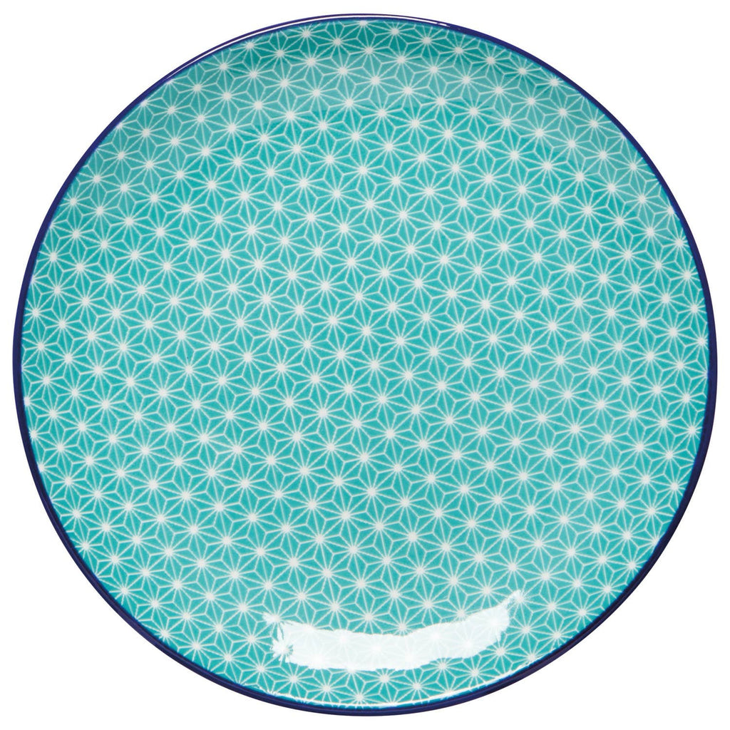 Now Designs by Danica - Now Designs Aqua Stars Stamped Appetizer Plate