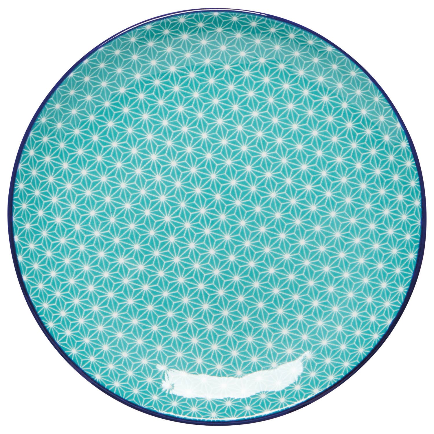 Now Designs by Danica - Now Designs Aqua Stars Stamped Appetizer Plate