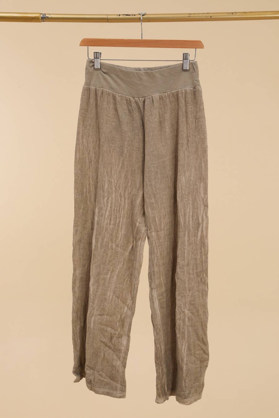 la maison des fibres naturelles - Cold dye pants 921 10% linen 90% cotton