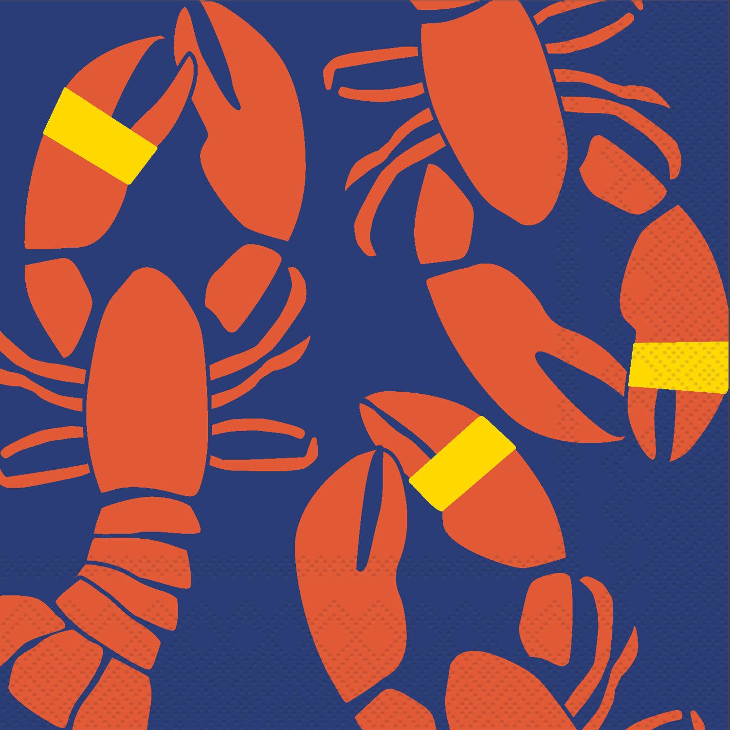 Boston International - Paper Cocktail Napkins 20 Ct Lobster Bands
