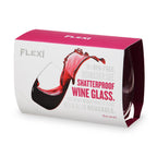 TRUE - Flexi Stemless Plastic Wine Glasses - Set of 2