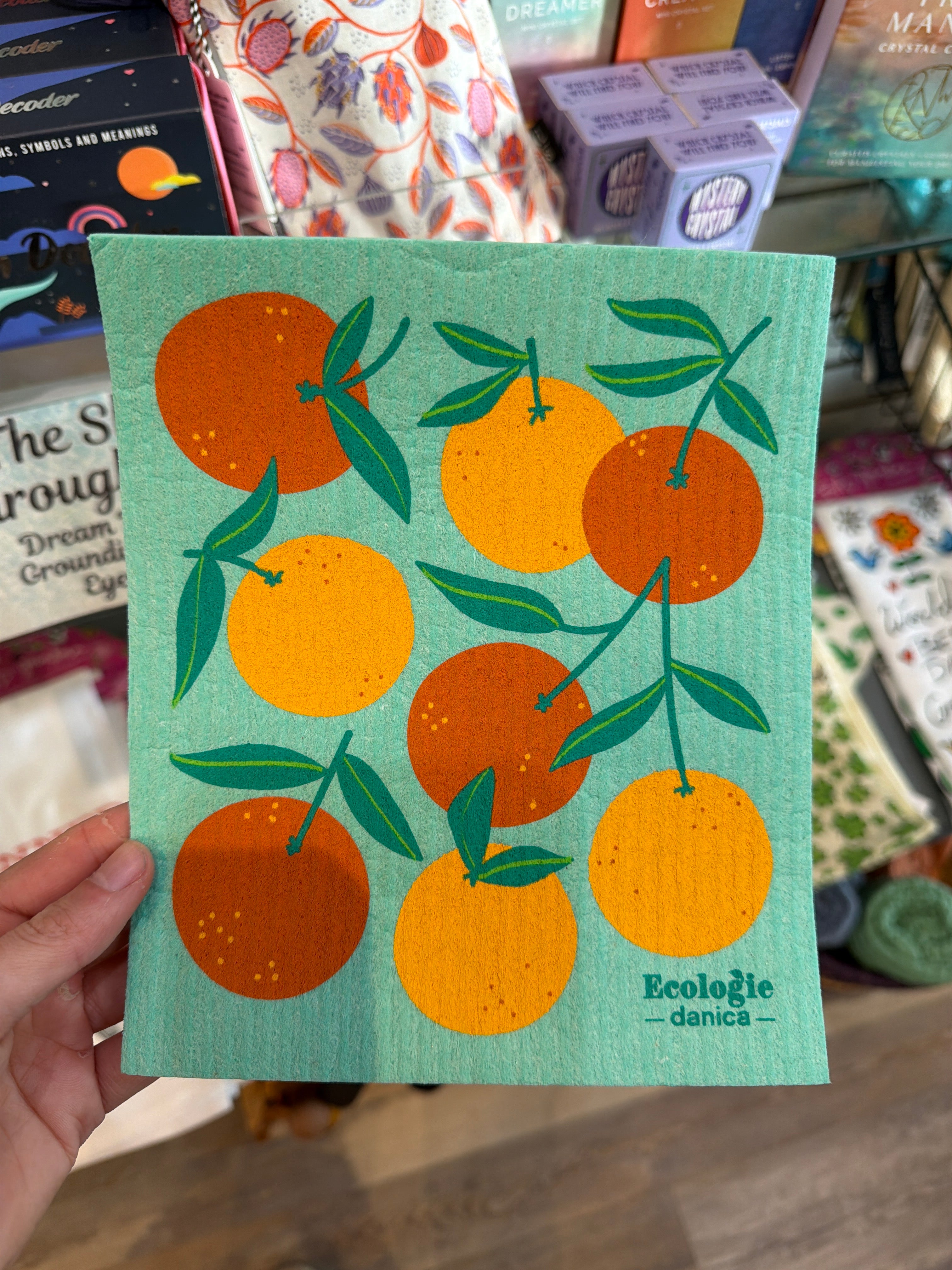 Ecologie by Danica - Swedish Oranges Swedish Sponge Cloth - beaudega