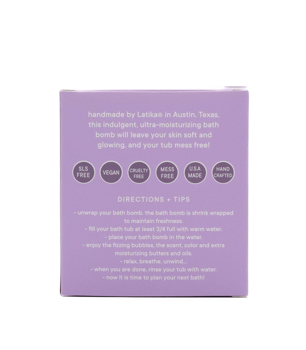 Latika Beauty - Calm Bath Bomb – Pure Essential Oils 🟣 