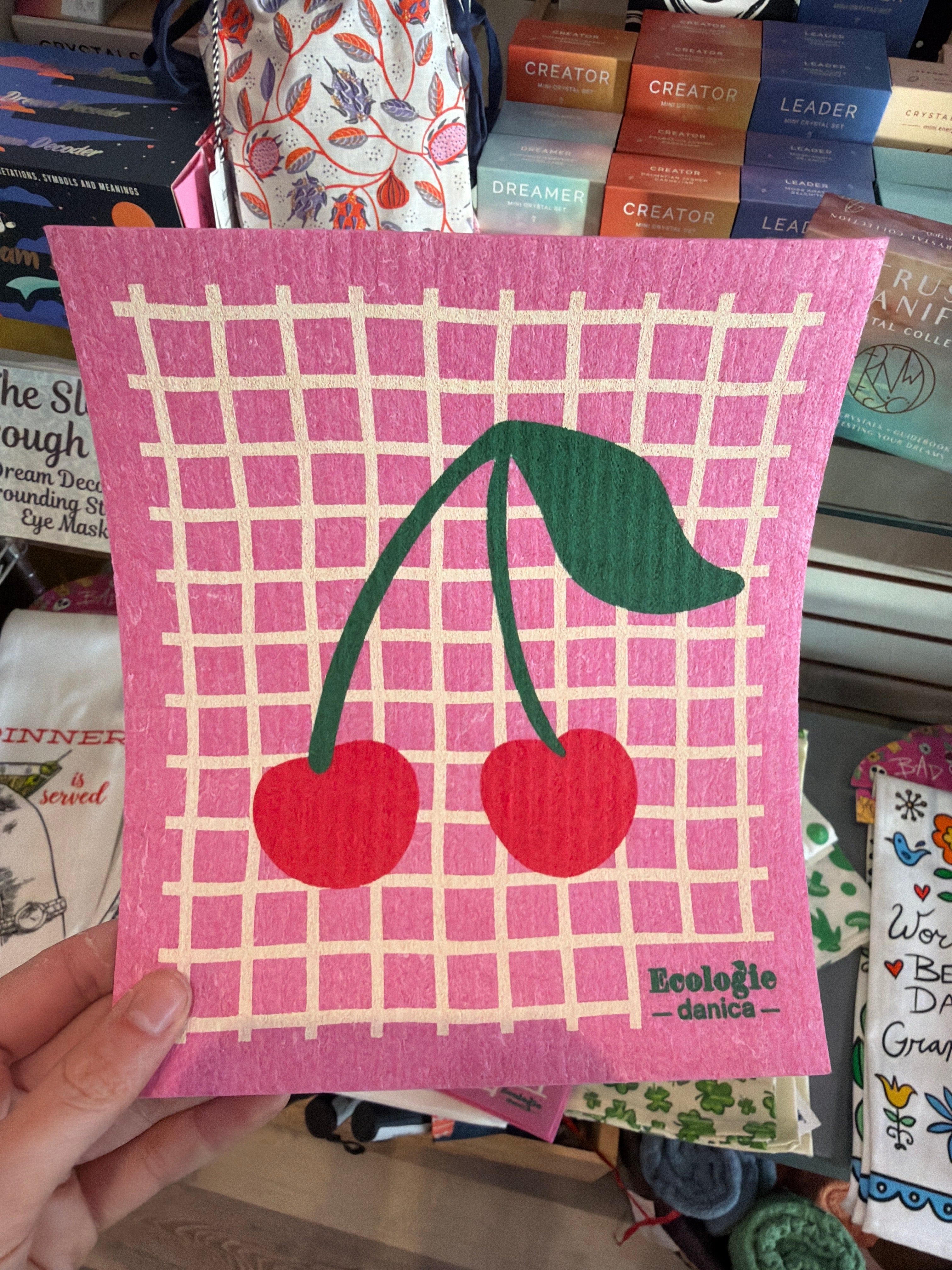 Ecologie by Danica - Very Cherry Swedish Sponge Cloth - beaudega