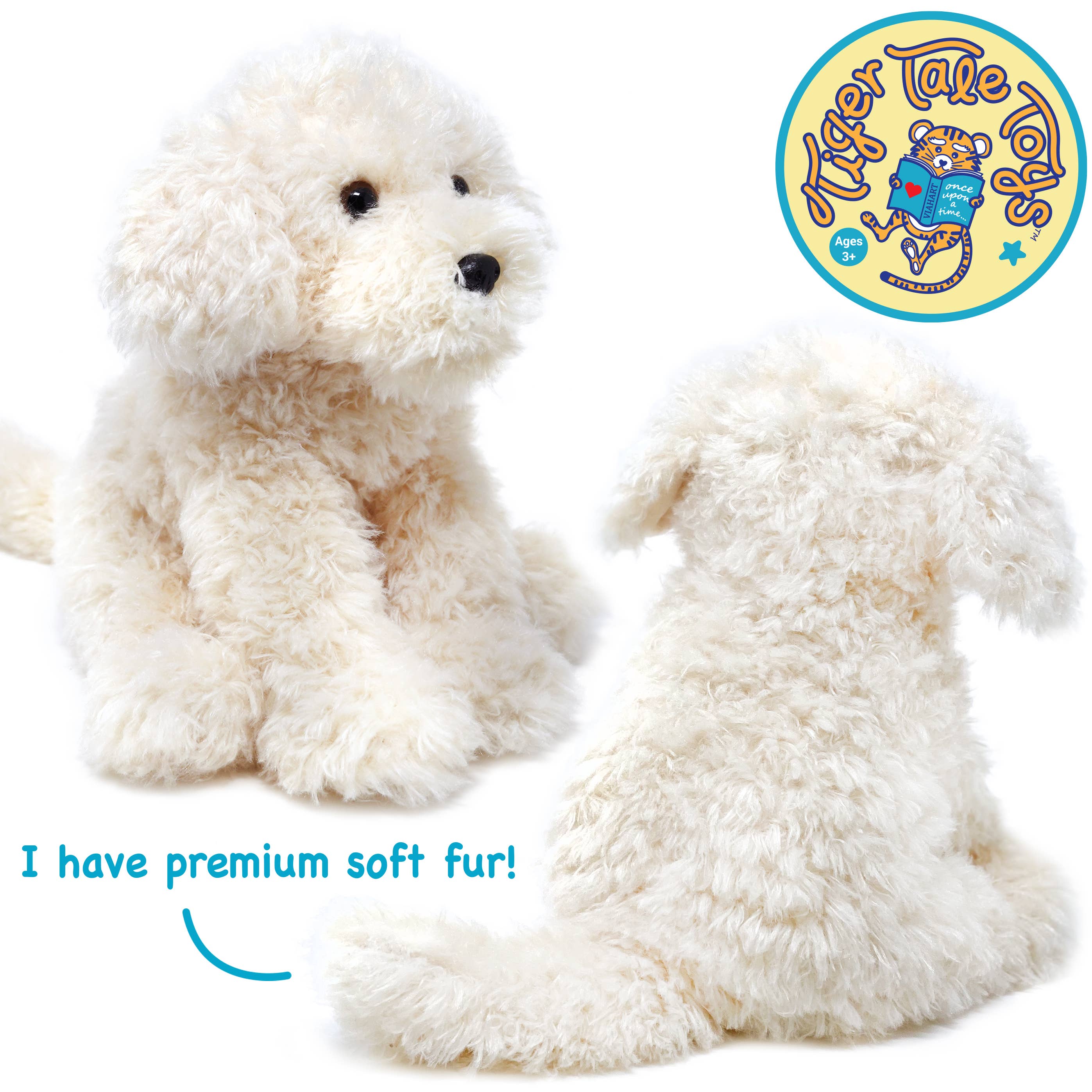 VIAHART Toy Co. - Luka The Labradoodle | 12 Inch Stuffed Animal Plush
