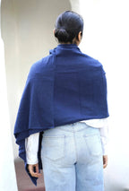 Dolma - Cashmere Scarf/Wrap Navy
