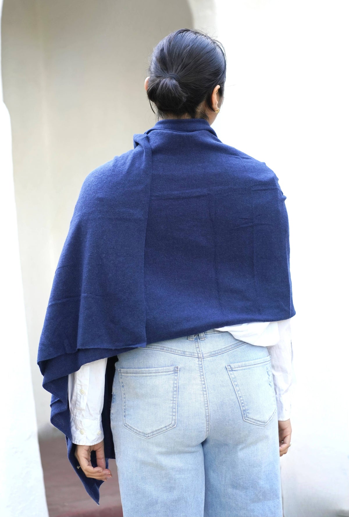 Dolma - Cashmere Scarf/Wrap Navy