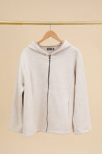 la maison des fibres naturelles - Zip jacket 09568 20% nylon 75% polyester 5% elastic