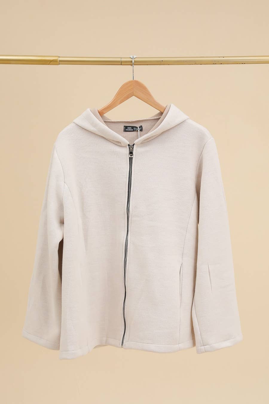 la maison des fibres naturelles - Zip jacket 09568 20% nylon 75% polyester 5% elastic
