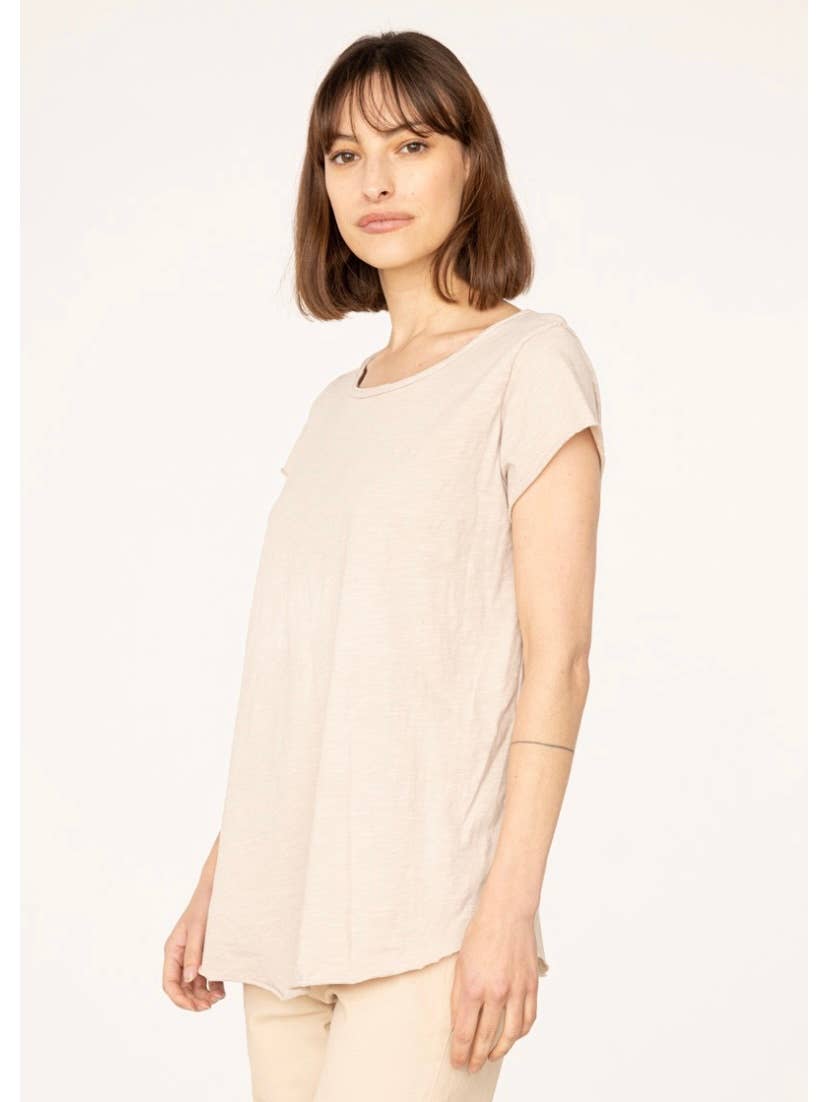 LINEN & COTTON HOUSE - COTTON T-SHIRT ROUND NECK, BASIC 8117