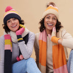 rockflowerpaper - PADDINGTON ORANGE Knit Gloves