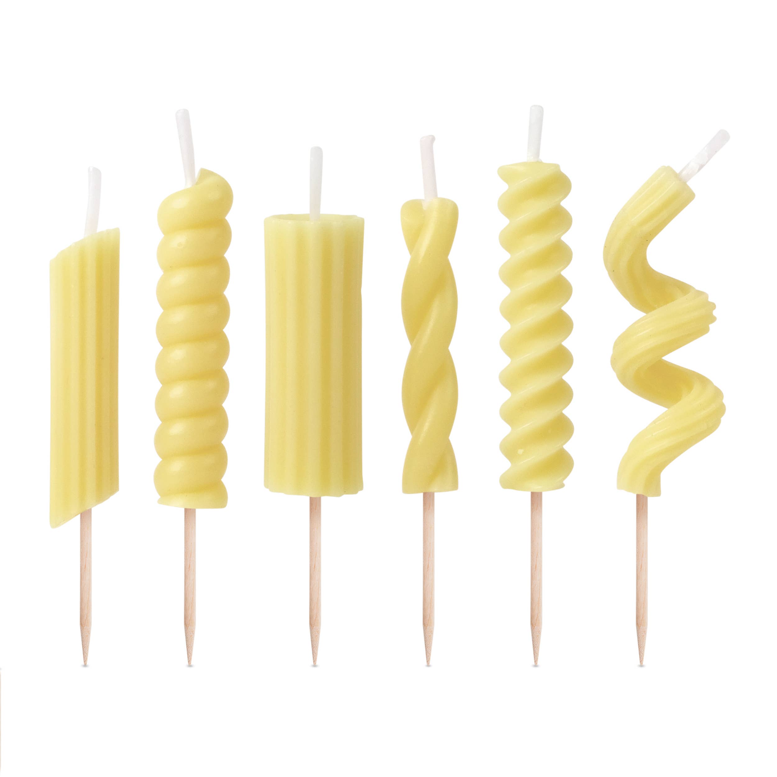 Fred & Friends - Pasta Party - Noodle Candles - Set of 6