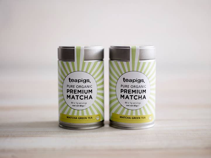 teapigs - Premium Matcha Green Tea 80 gram tins