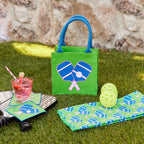 rockflowerpaper - PICKLEBALL GREEN Itsy Bitsy Reusable Gift Bag Tote