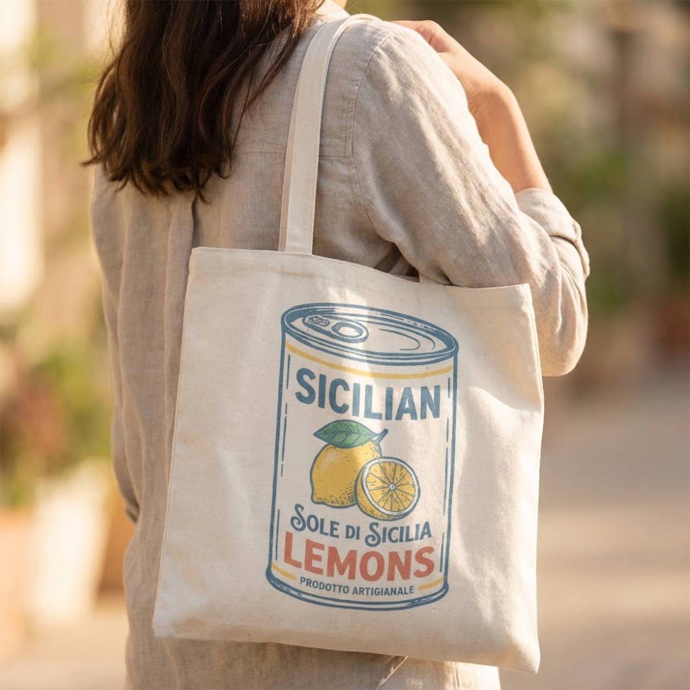 Collections by Fame Accessories - Sicilian Lemons Tote Bag