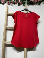LINEN & COTTON HOUSE - COTTON T-SHIRT ROUND NECK, BASIC 8117