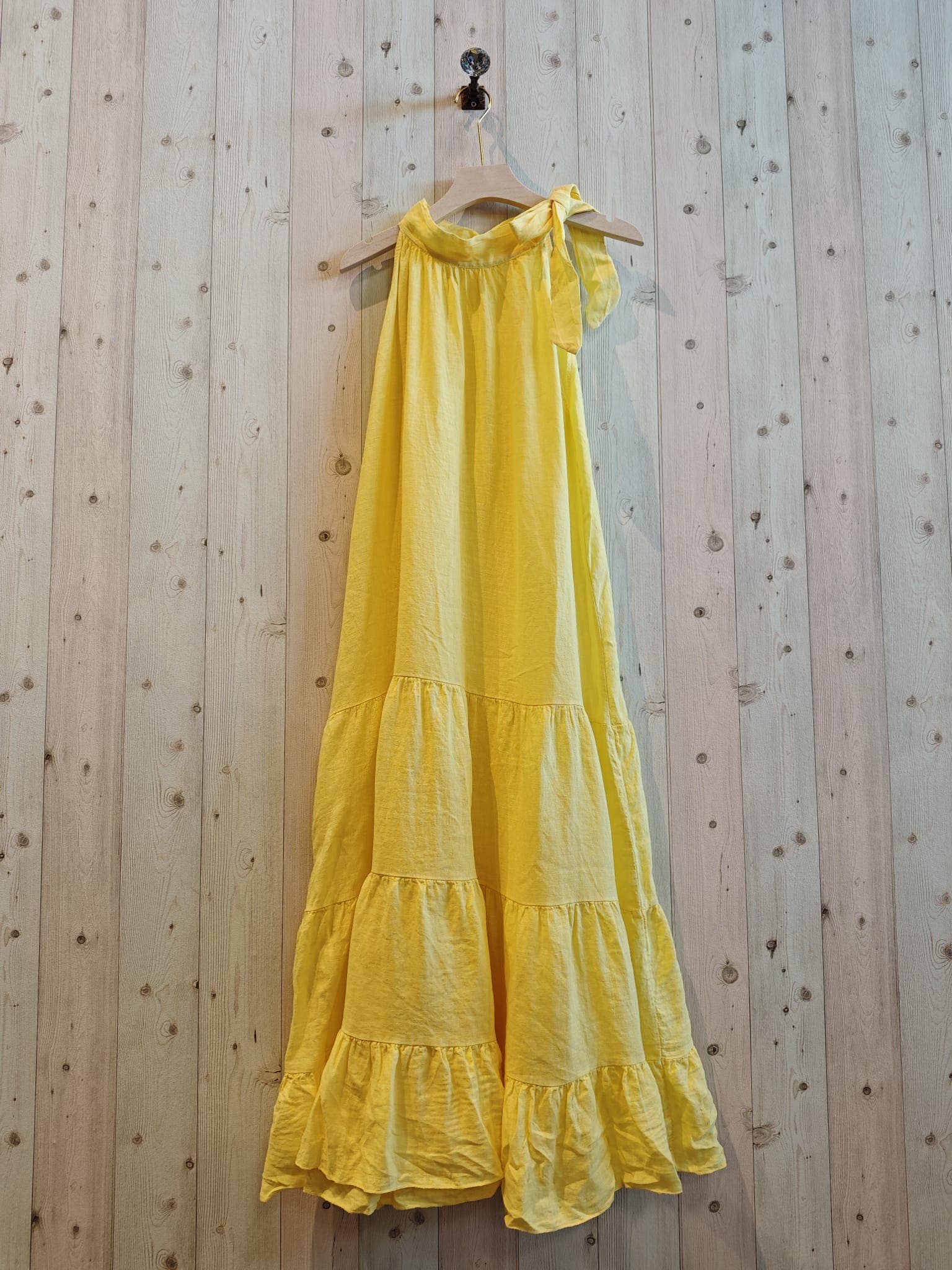 Linen & More - REF 72319 LONG DRESS BOW 100% LINEN
