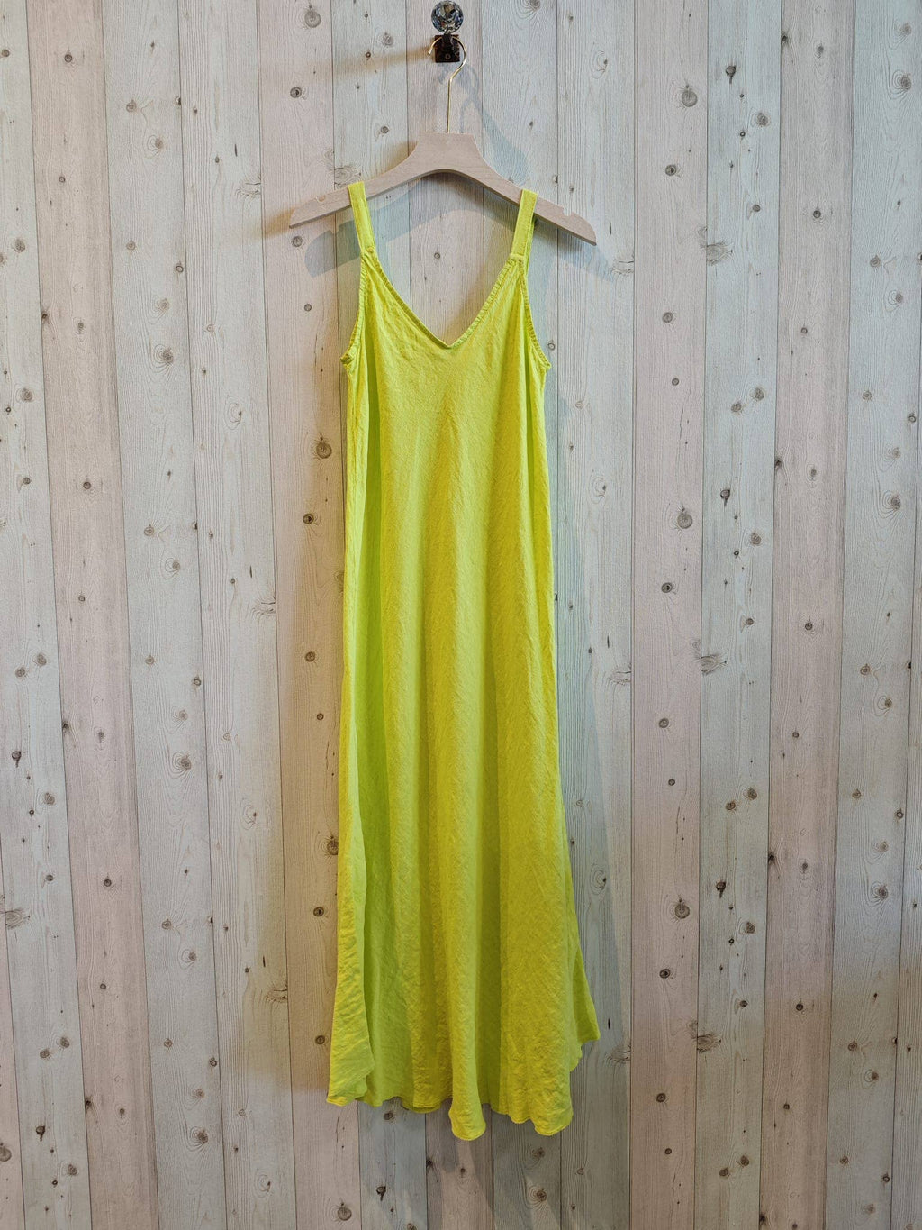Linen & More - REF 2219 100% LINEN STRAPPY DRESS