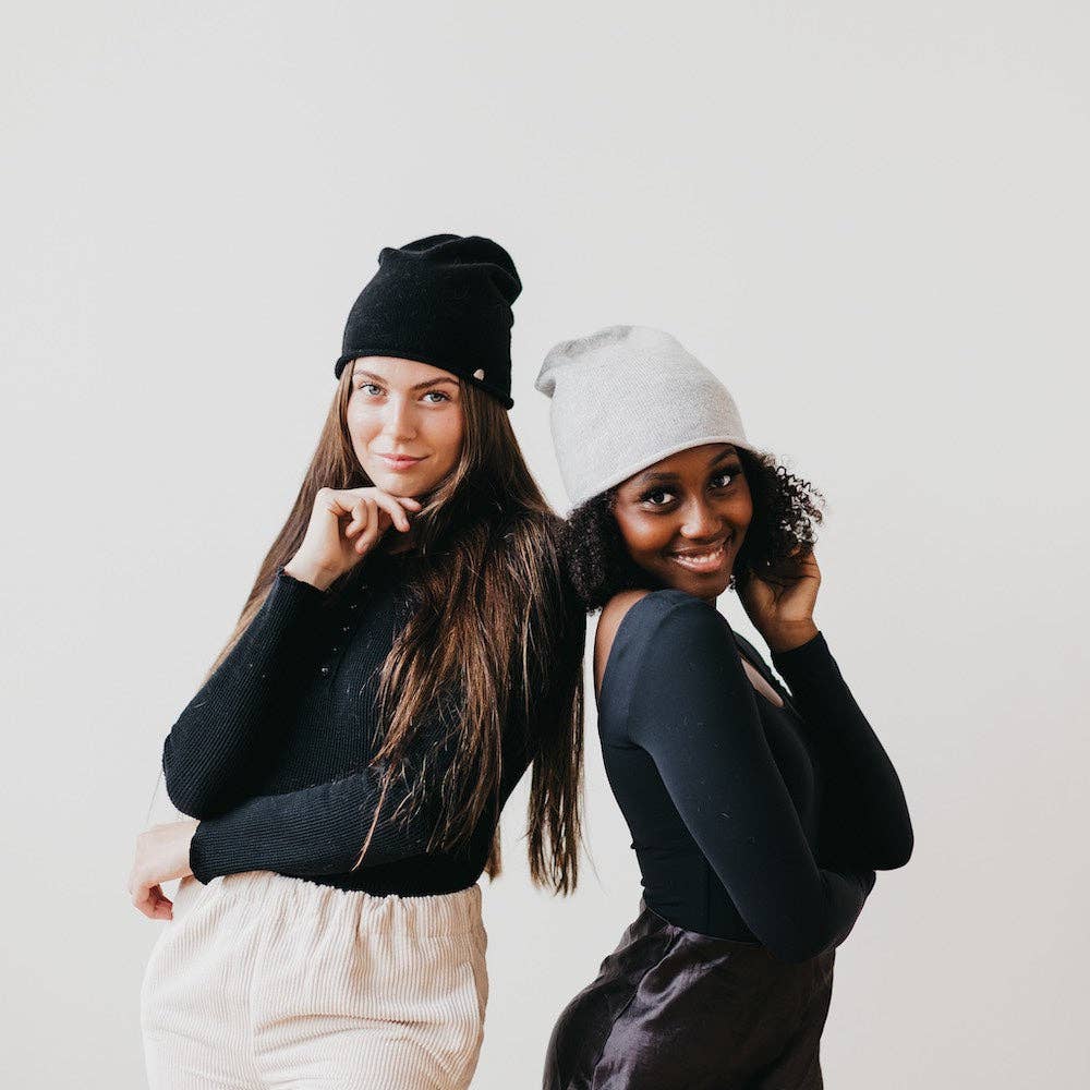 Pretty Simple - Rolled Edge, Cashmere Beanie Wholesale
