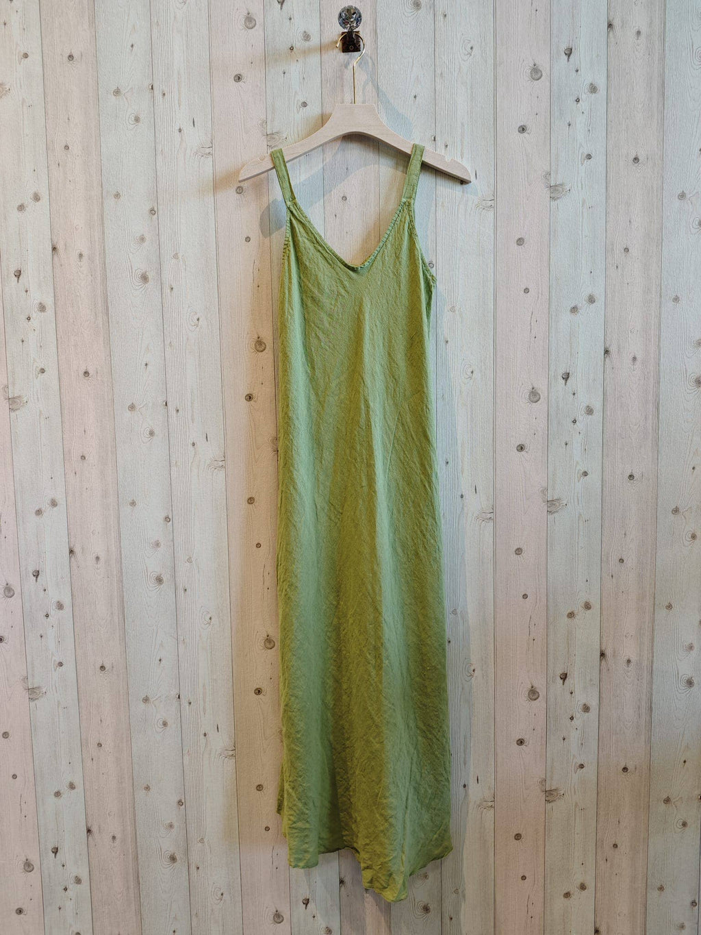 Linen & More - REF 2219 100% LINEN STRAPPY DRESS
